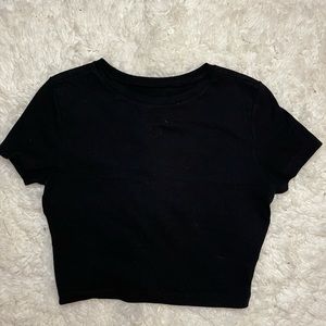 Wild Fable Target Brand Black Crop Top, Size SM